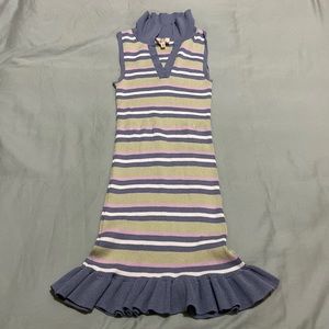 Hippie Rose Body Con Striped Dress